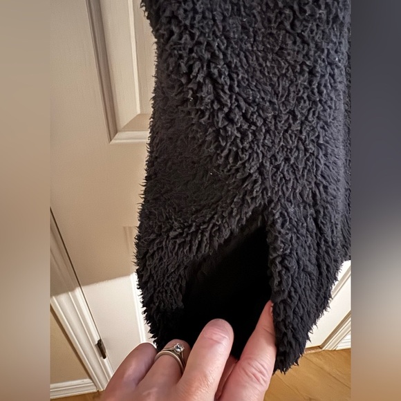 Maurices RMG Plus Size Favorite Sherpa Fleece Zip Vest Pockets Size XXL Black - Picture 6 of 9